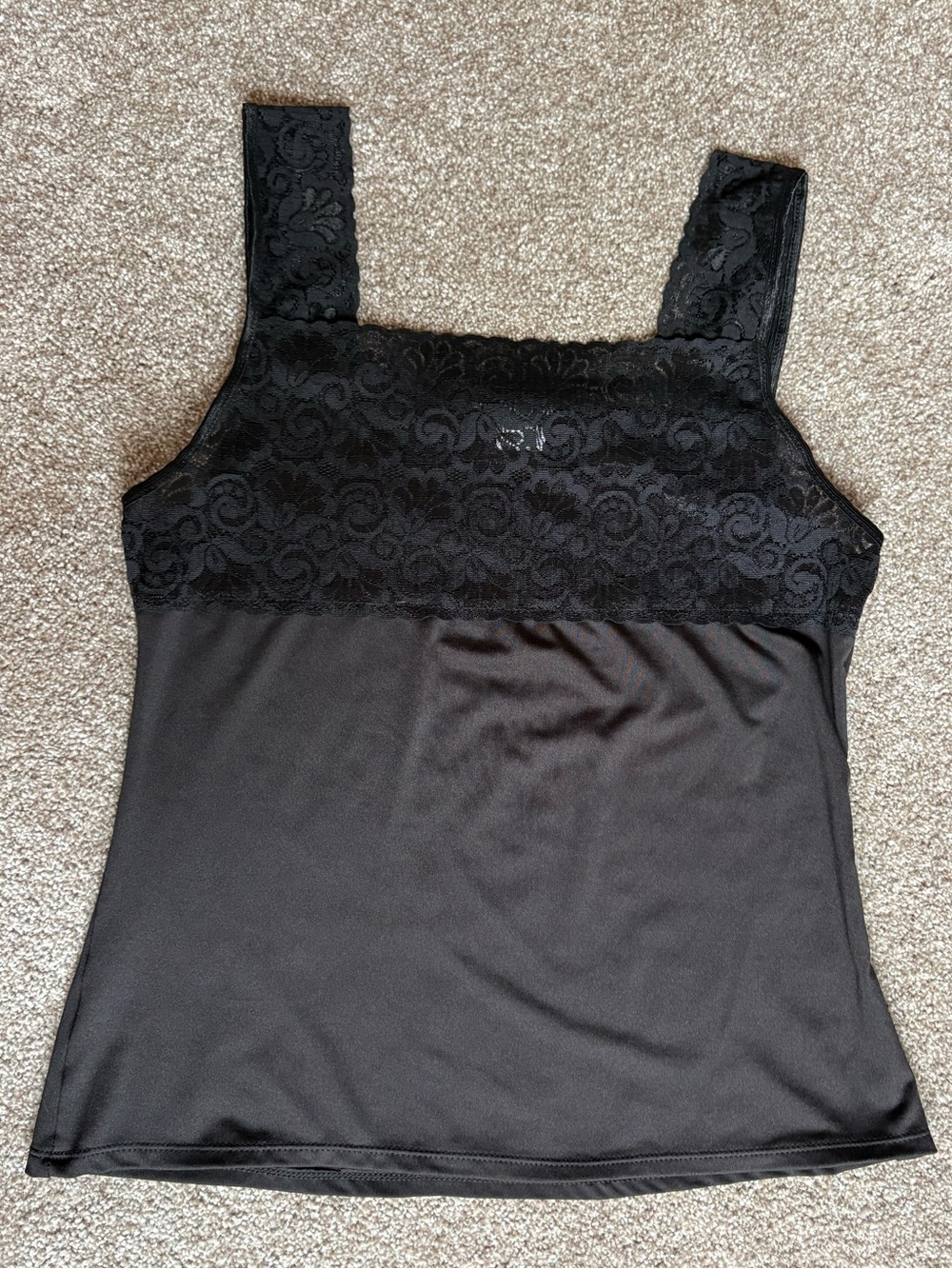 Y2K vintage Black Lace Tank Top